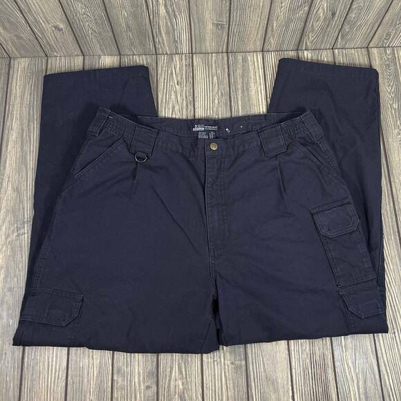 5.11 Tactical Men Cargo Pants Security Military Sz 40x30 Lot of 2 Navy Tan 74251 - Picture 2 of 12